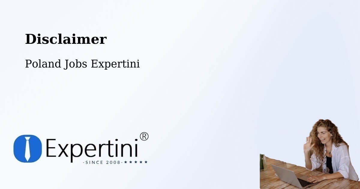 Disclaimer – Dobra - Poland Jobs Expertini