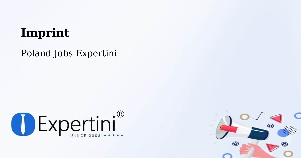 Imprint – Dobra - Poland Jobs Expertini