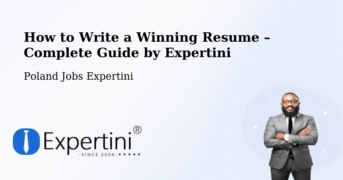 Resume Writing Guide for Job Seekers – Dobra - Dobra, Poland Jobs Expertini